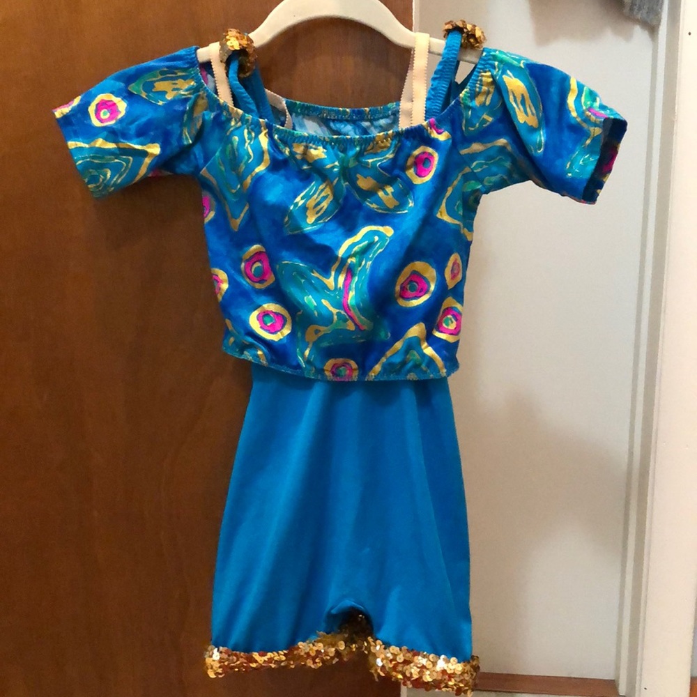 Child Blue Dance Costume, Child Large